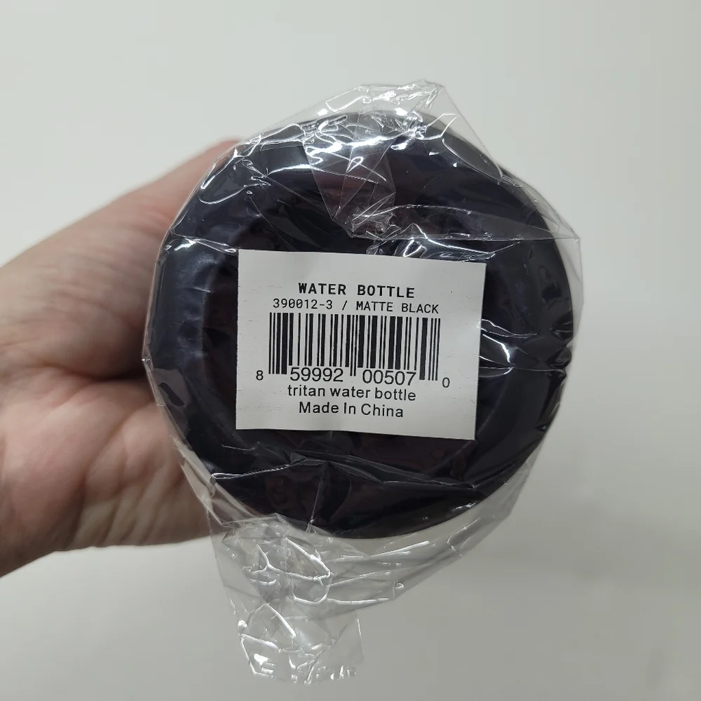 SHEFIT Tritan Water Bottle Matte Black Daily Hydration 32 Oz NWT - Picture 5 of 5